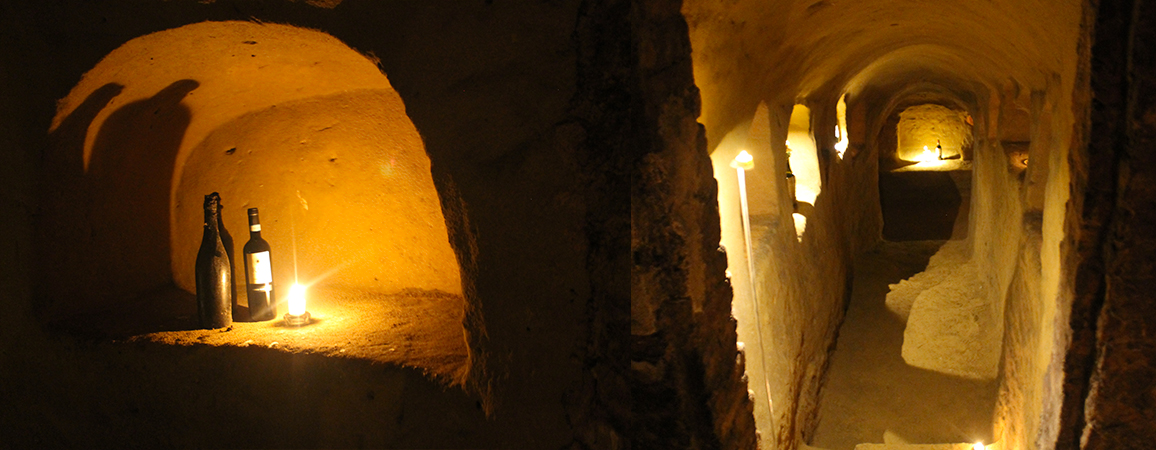 L’evento Monferrato Infernot MATE mostra i cunicoli e le nicchie dell’infernot di Fubine Monferrato.