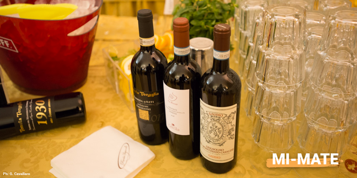 Monferrato infernot MI-MATE Prima edizione. All'interno di palazzo Bricherasio di Fubine Monferrato sono state degustati vini del territorio del Monferrato.