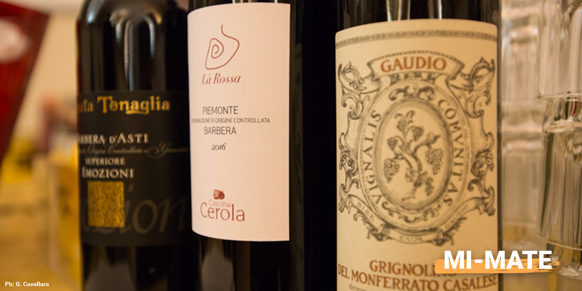 Durante la prima edizione dell'evento Monferrato infernot MI-MATE sono stati bevuti vini di alcuni produttori locali, tra cui Tenuta Tenaglia, Cascina Cerola e Gaudio.